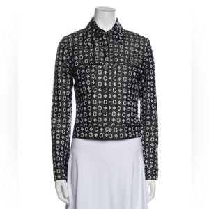 celine printed jacket